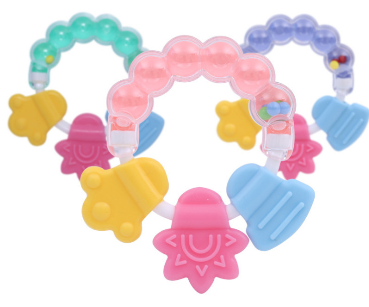 Silicone Soothe & Shake Teether