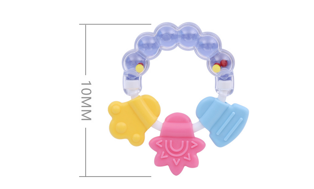 Silicone Soothe & Shake Teether