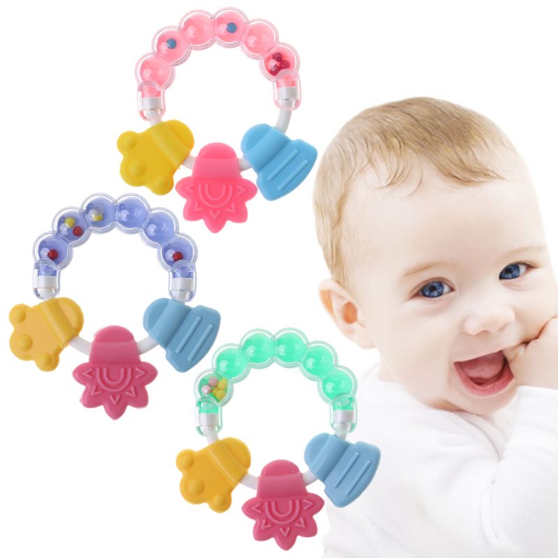 Silicone Soothe & Shake Teether